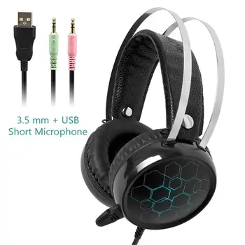 

Universal USB Headset with Microphone Computer Headphones Stereo Headset for Game Machine Desktop Laptops