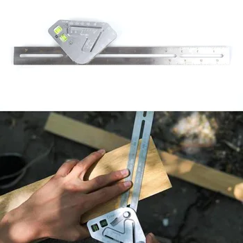 

Multi-function Measuring Roof Revolutionizing Carpentry Utensil Tool Angle Ruler Adjustable Protractor Angle Finder Angle Ruler