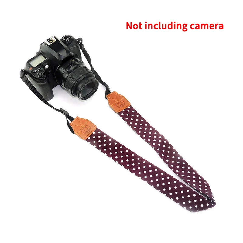 Ремень на шею и плечо для камеры мягкий ремешок в стиле ретро зеркального