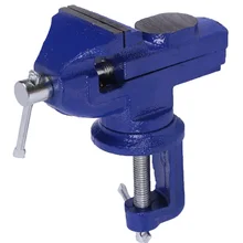 KKMOON чугунные столешницы зажим пресс тиски светильник механический зажим-на стол тиски 360 градусов поворотное основание с наковальней