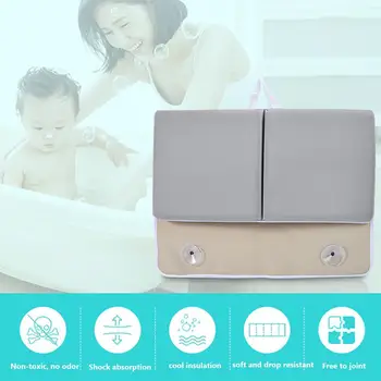 

Bath Kneeler Elbow Rest Pad Bathtub Kneeling Mat For Happy Baby Bathing Time Baby Bath Special Anti-slip Mat