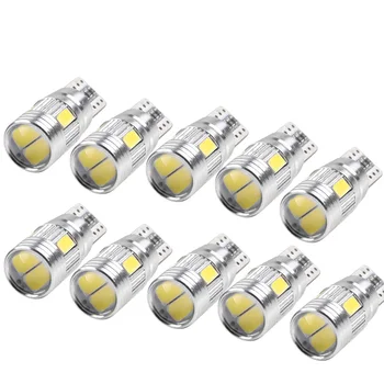 

10~T10 194 W5W 5630LED 6SMD Car HID Canbus Error Free Wedge Light Bulb Lamp Kit