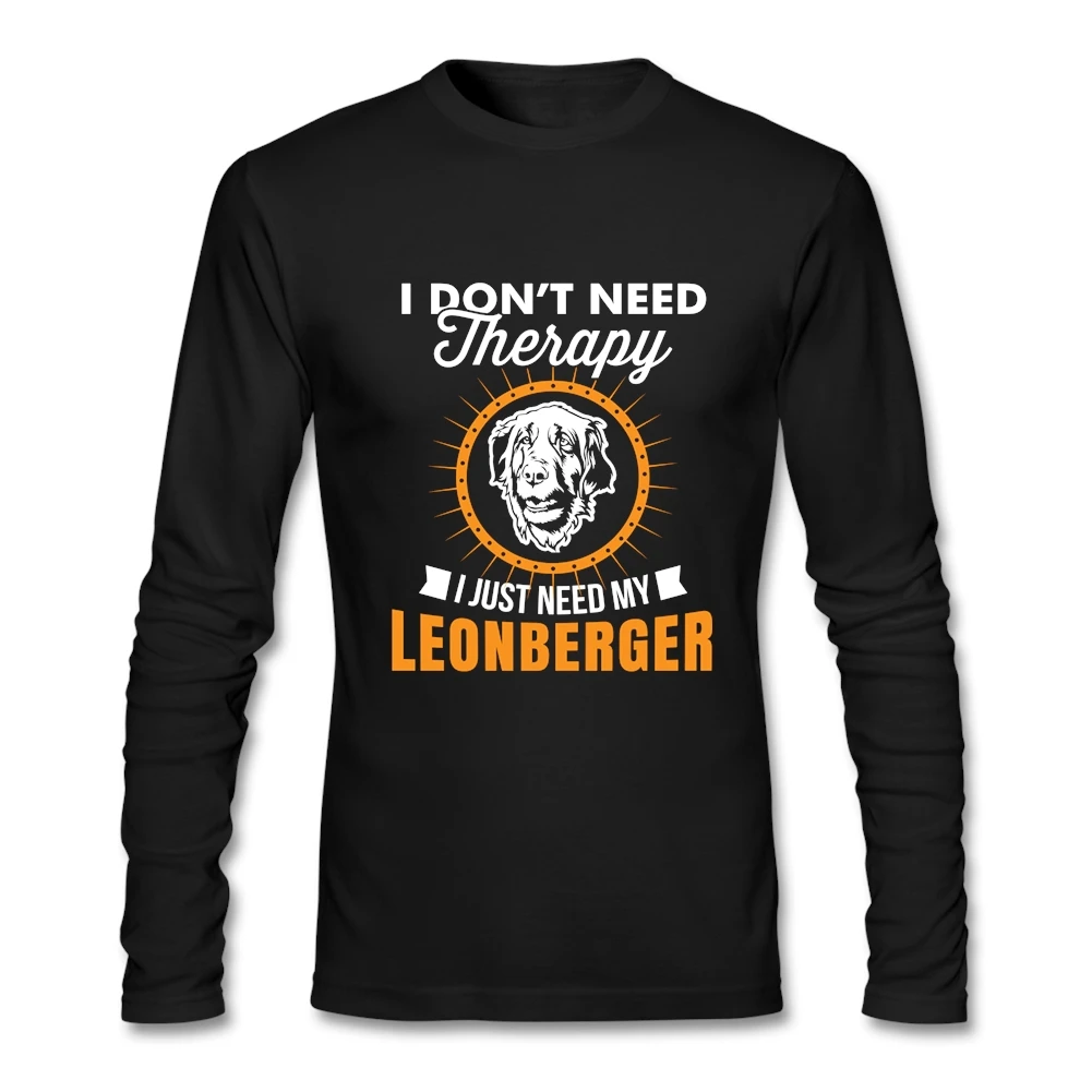 Leonberger собаки футболки Мужская Жилеты с новым дизайном Camiseta для молодежи длинными