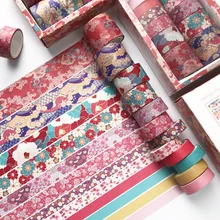 

Girl Tape Fresh School Stationery Tape Roll Tape Printing Paper Glue Notebook Tape Ancient Theme Tape