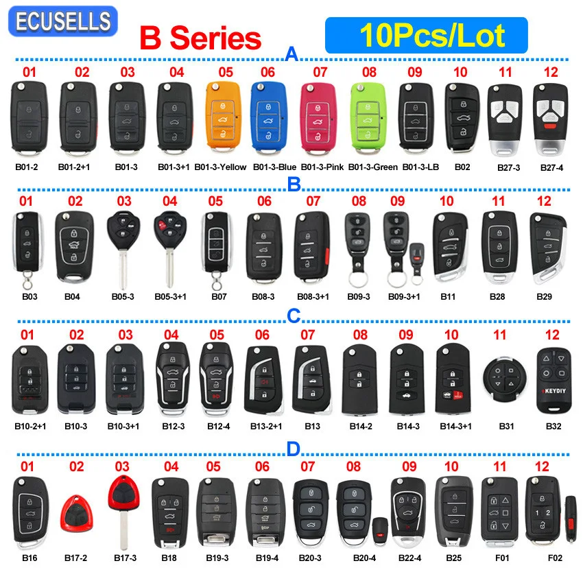 10 шт./лот B01 B02 B04 B05 B09 B10 B11 B12 B13 B14 B16 B19 B25 B28 B29 B31 B32 пульт дистанционного управления
