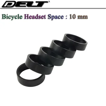 

5/10pcs MTB mountain road bicycle bike fork headset spacer ring 10 x 28.6x34 mm black Aluminum accessories