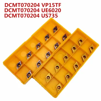 

DCMT070204 VP15TF DCMT070204 UE6020 carbide tool CNC turning tool lathe tool metal turning tools DCMT 070204 turning tool