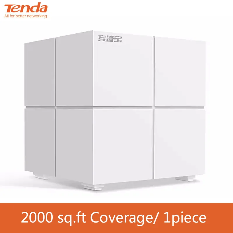 Tenda Mw6 Nova Whole Home Mesh Wireless Wifi System Con 11Ac 2.4G/5.0Ghz Wi-Fi 5G Router E Ripetitore App Gestione Remota
