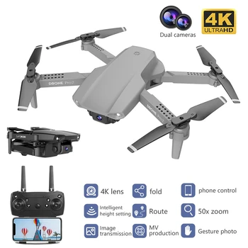 

E99 RC Drone Optical Flow Dual Camera Fixed Point 4K HD Camera Professional Aerial Photography Helicopter Foldable Quadcopter