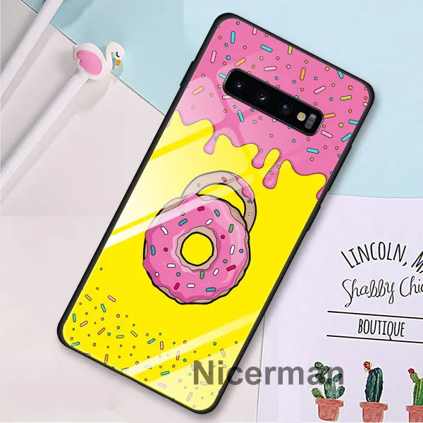 Чехол Homer J. Simpson из закаленного стекла для samsung Galaxy S10 S8 S9 Plus S10e Note 9 10 Plus A50 A30 - Цвет: 05