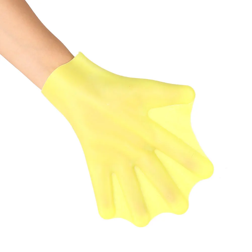

1Pair Finger Fins Gloves Hand Paddle Palm Sports Swimming Accessories Membranes