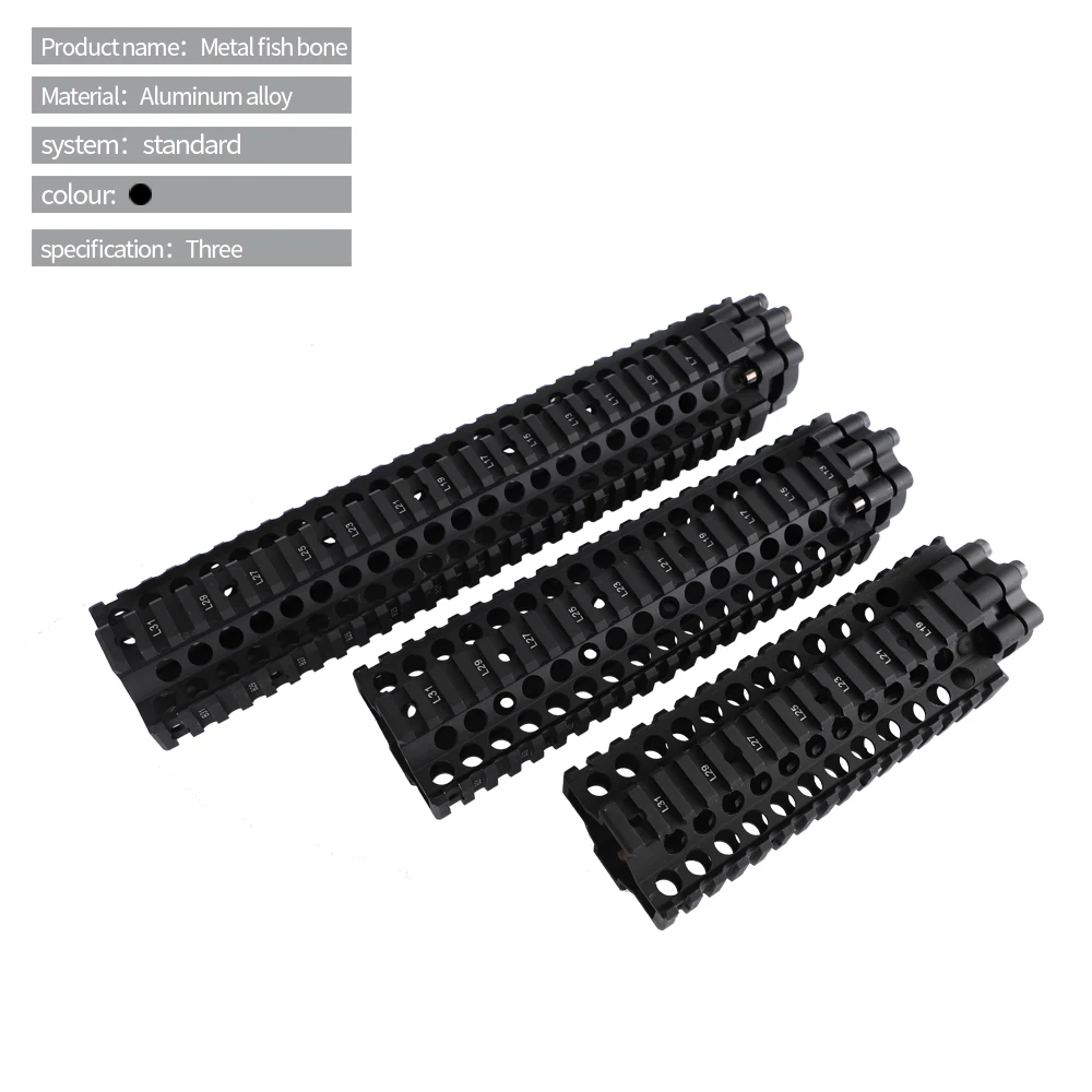 MK 18 Handguard Тактический рельсовый направляющий " 9" 1" рыбья кость M4 модифицированные аксессуары Металлический Поручень тактический рельс прямой фиксированный Ra