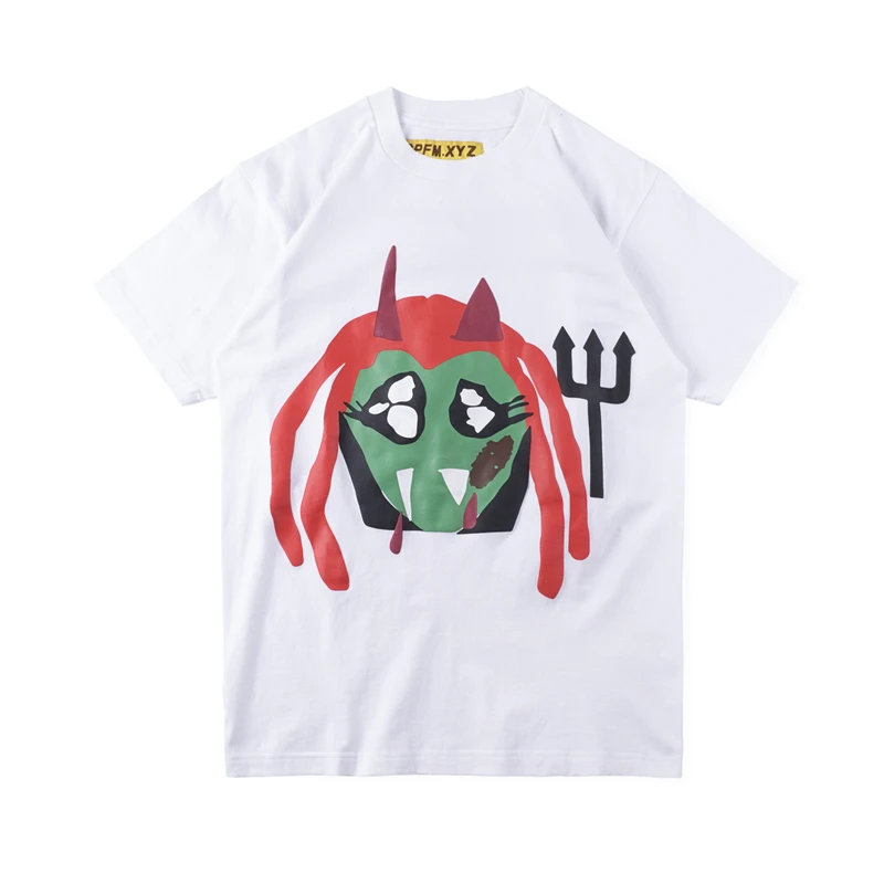 CPFM XYZ Playboi RED Carti WLR KING VAMP футболка с коротким рукавом | Мужская одежда