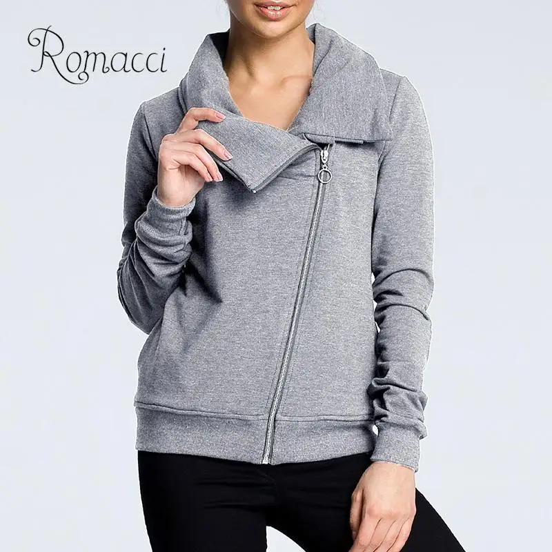 Diagonal zip hoodie women's Clearance