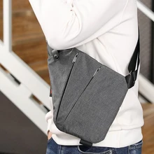 Новая оксфордская мужская сумка через плечо, трендовая нагрудная сумка, многофункциональная водонепроницаемая сумка, цифровая сумка для хранения, бизнес Противоугонная посылка