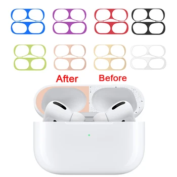 

Metal Anti-dust Sticker For AirPods Pro Dustproof Scratchproof For Apple Airpods Pro Earphone Protector Cover Sticker