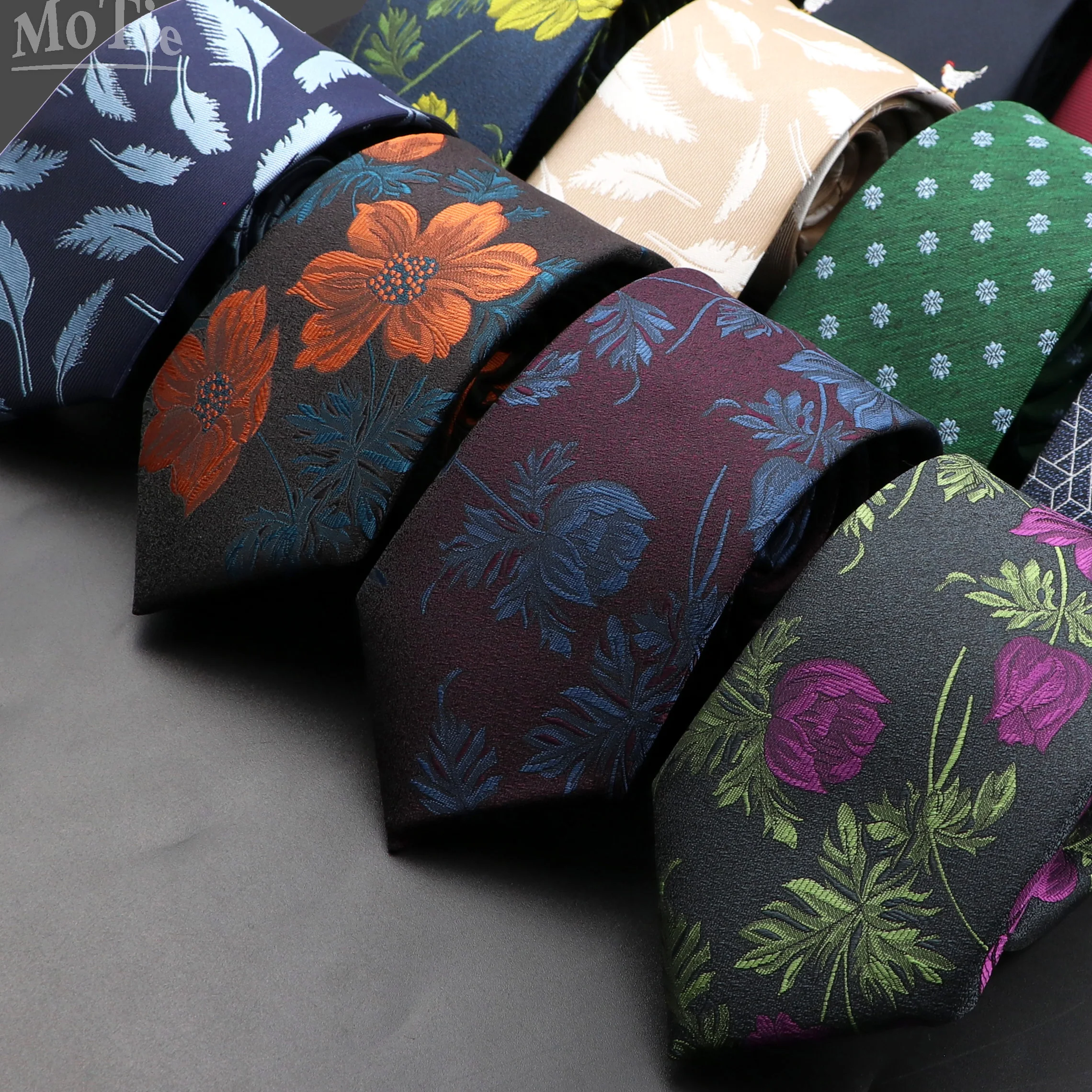 Floral tie Novelty Men's Leisure Business Daily Wear Wedding Party Dress Male Necktie Cravat Gift
