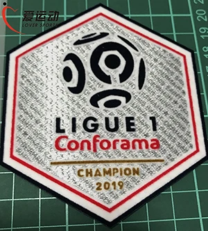 Ligue 1 champion PSG домашний MBAPPE#7 именной номер набор+ Ligue 1 Чемпион патч+ OOREDOO - Цвет: Ligue 1 champion