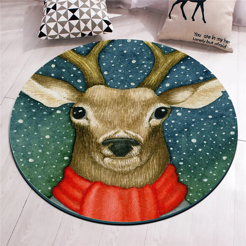 Круглый ковер, Скандинавское круглое одеяло, прикроватное одеяло для спальни, подвесная корзина, подвесное кресло, подушка для компьютерного стула