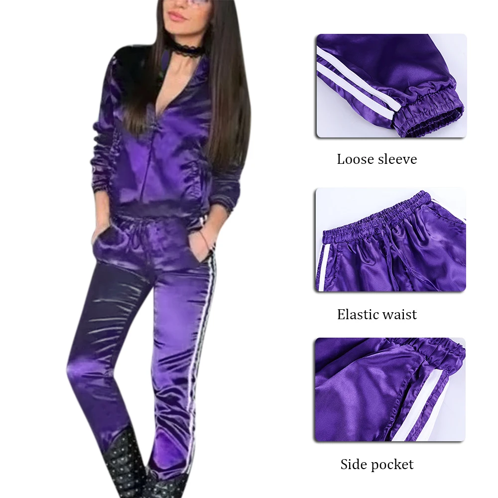 Женский Осенний Повседневный Спортивный костюм спортивный из 2 предметов