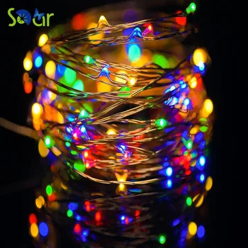 

USB Operated 10Meter 100led Christmas Decorative Lights For Weddings LED Copper Wire String Fairy Lights decoration lamp