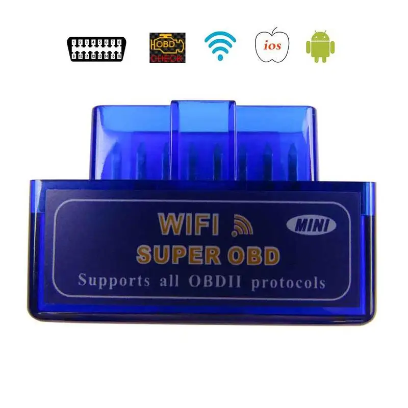 Автомобильный диагностический сканер ELM327, Wi-Fi, OBD2, детектор, считывающий сканер, коды, данные о токе, данные о неисправности, четкий дисплей, датчик неисправности, Automob F0B1