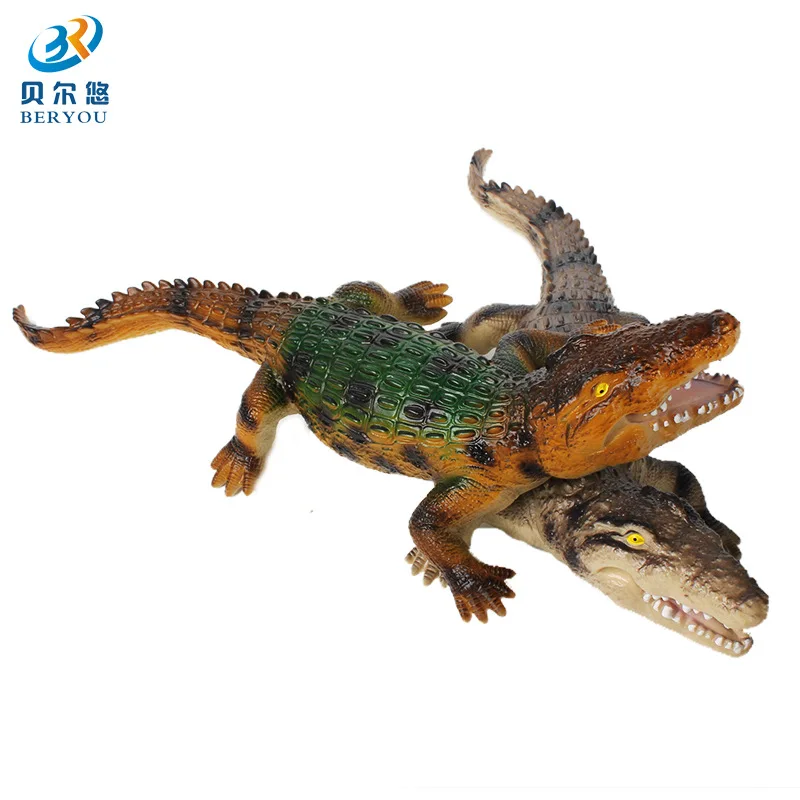 

Large Size Soft Silcone Crocodile Model Toy GE Shini Large Soft Leather Crocodile Nile Crocodile Children Model Gift