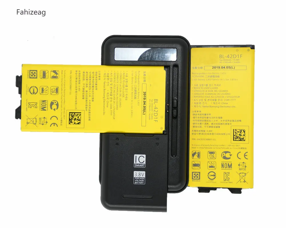 

Fahizeag 2Pcs BL-42D1F Battery+Charger Replacement for LG G5 H868 VS987 H860N H860 F700K H850 H830 H820 mobile phone