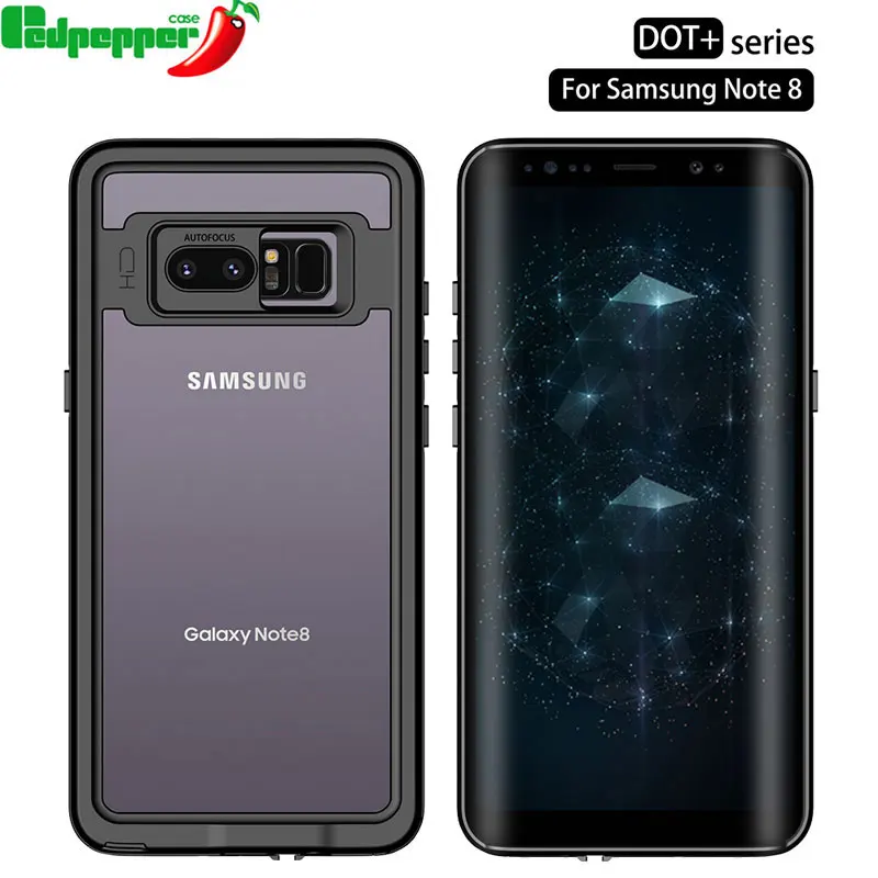 Redpepper IP68 Waterproof Case For Samsung Galaxy Note 8 Full Sealed Design Diving Shockproof Four-level Protection Phone Cases | Мобильные