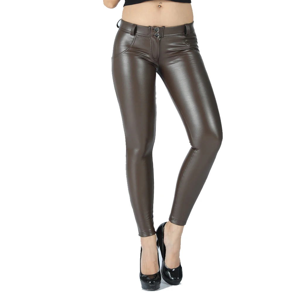 Melody кожаные брюки женские бордовые леггинсы maidenform Корректирующее белье компрессионная одежда блестящие обтягивающие леггинсы женские тренировочные брюки