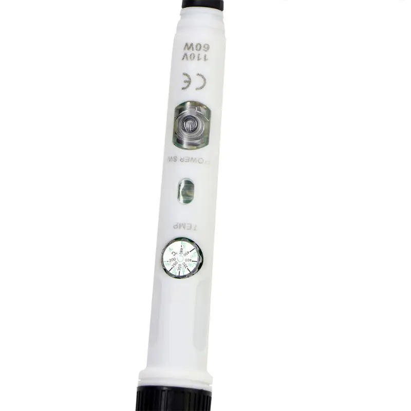 60W Adjustable Temperature Soldering Iron Welding Tool Hand Solder EU/US Plug 19QB