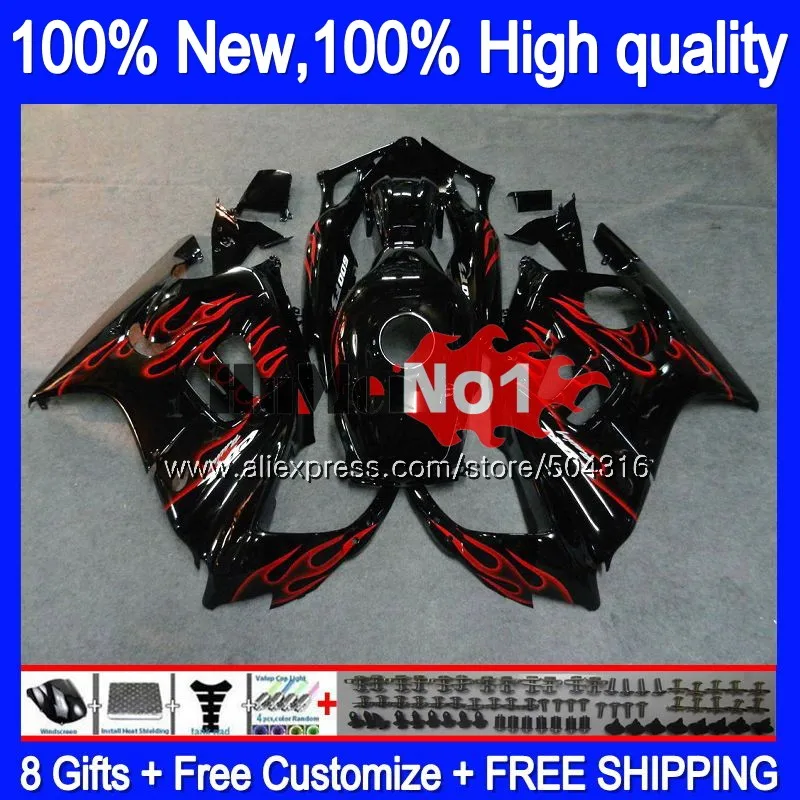 Корпус+ майка для HONDA CBR600 F3 FS 600CC CBR600FS для детей ростом 95-96 2MC. 44 CBR 600F3 600 F3 CC CBR600F3 1995 1996 95 96 обтекатель красным пламенем - Цвет: No. 1