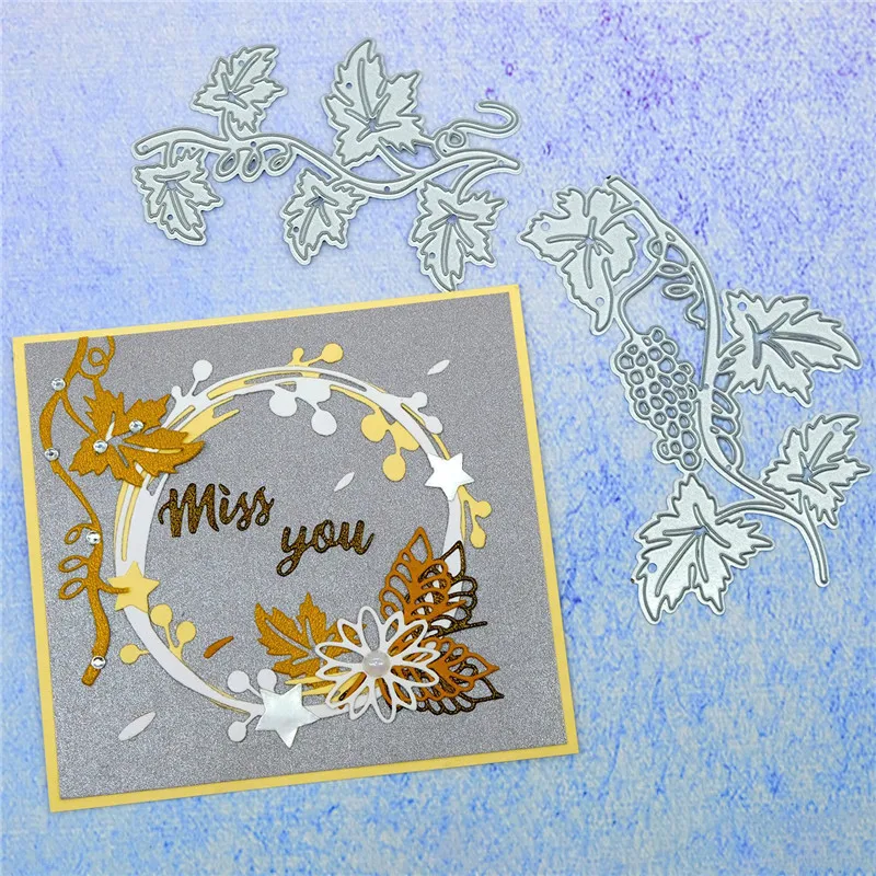 

DiyArts Ivy Leaves String Metal Cutting Dies for Card Making Scrapbooking Embossing Die Cut Stencil Craft New 2019 Craft Dies