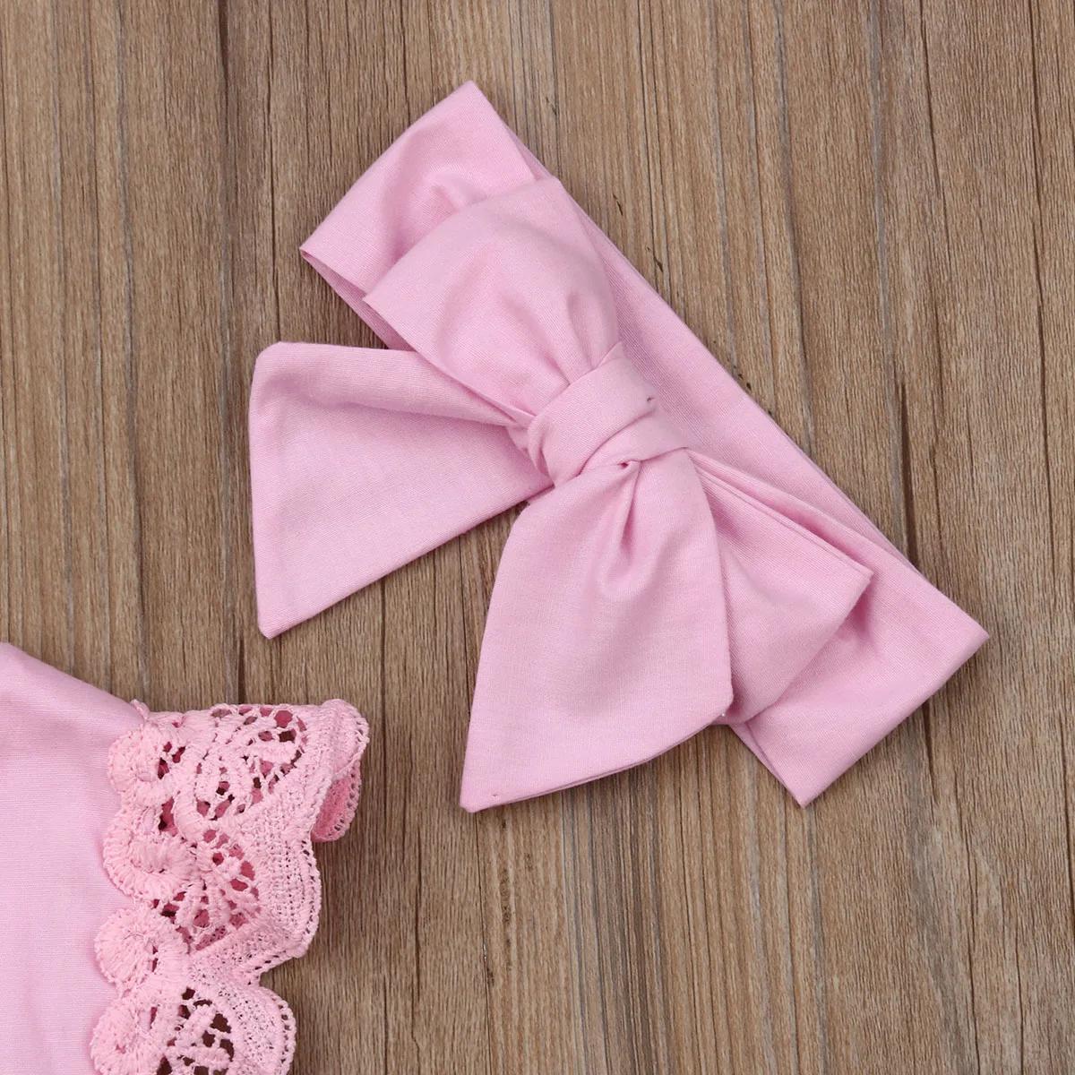 Модное однотонное розовое и желтое платье Летний комбинезон с рукавами-крылышками для маленьких девочек+ повязка на голову в стиле принцессы