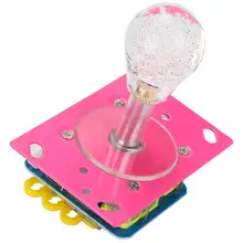 Красочный освещенный овальный шар 3D карточная игра машина Рокер Джойстик для Аркады игры