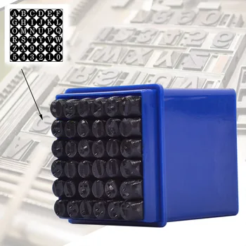 

36pcs 6mm Steel Punch Alphabet Letter Number Stamp Tool Steel Metal Craft Leather For Home Handmade DIY Tools