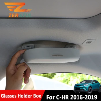 

Zeratul Car Sun Glasses Sunglasses Storage Holder Glasses Box for Toyota CHR C-HR C HR 2016 2017 2018 2019 Accessories