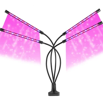 

Grow Lights Plant Lights for Indoor Plants, 40W 80 LED Lamp Bulbs, Gg Lamp for Plants Growth with 3/9/12H Timer 10 Dimmable