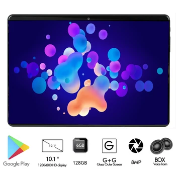 شراءتابلت 10 بوصة بشاشة 2020 فائقة الخفة 2.5D تابلت أندرويد 9.0 ثماني النواة 6GB RAM 128GB ROM 8 النوى تابلت للأطفال