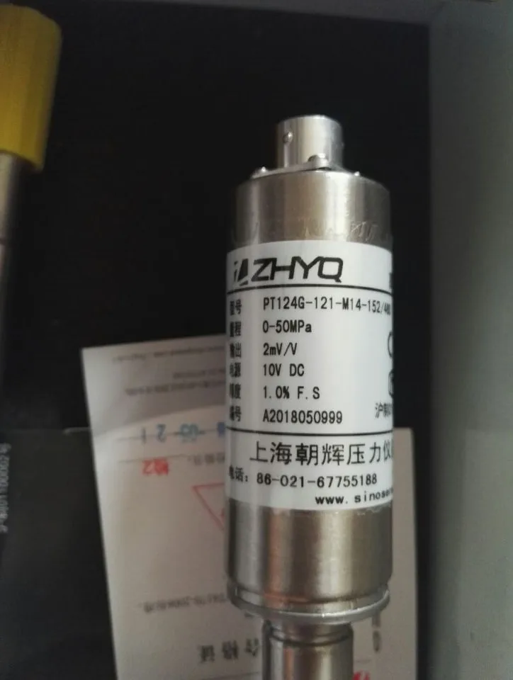 

ZHYQ High Temperature Pressure Sensor High Temperature Pressure Transmitter PT124G-121-50MPA-M14-152/460-2MV/V