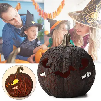 

Halloween Pumpkin Lamp Environmentally-Friendly Odorless Little Monster LED Night Light Durable Battery Power Pumpkin Lights
