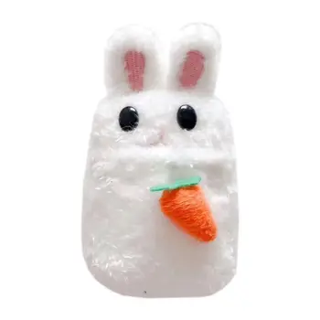

Cute Rabbit Style Case Soft Plush Protective Cover for Airpods 1/2 Charging Box