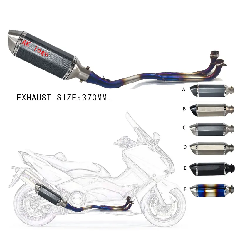 Для AK выхлопной полной системы для Yamaha T-max Tmax 500 530 2001- tmax530 tmax500 с выхлопом - Цвет: EP01-C