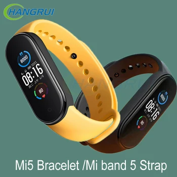 

Mi Band 5 Strap Wrist Band For Xiaomi Mi Band 5 Strap Silicone Correa Sport Wristbands For XiaoMi MiBand Band5 Bracelet Strap
