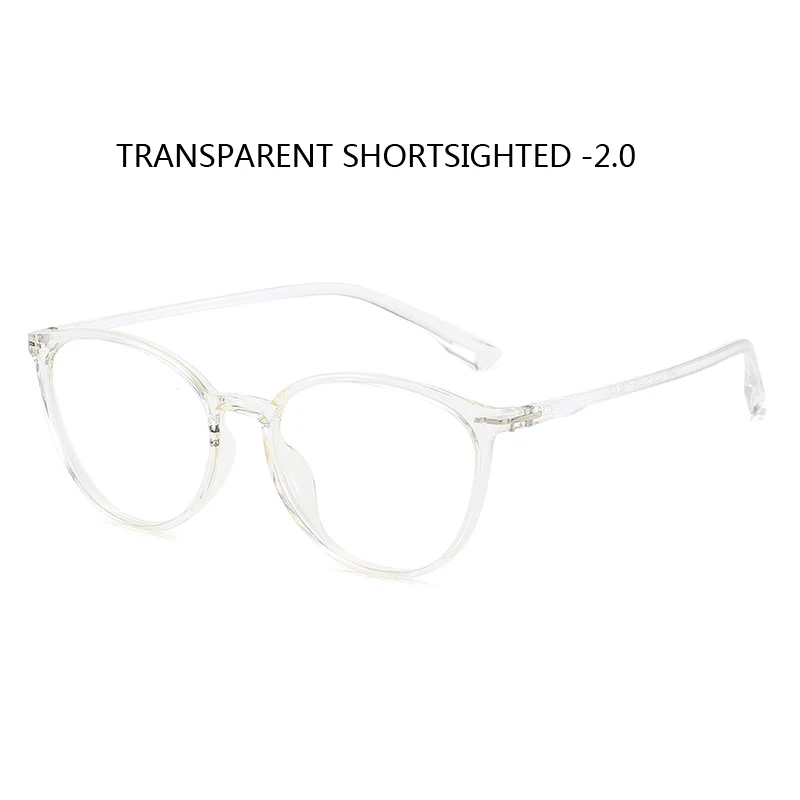 clear myopia 2.0 Zilead TR90 готовая близорукость очки для близоруких Eyewear-0.5-1.0-1.5-2.0-2.5-3.0-3.5-4.0-4.5-5.0-5.5-6.0 - Цвет оправы: clear myopia 2.0
