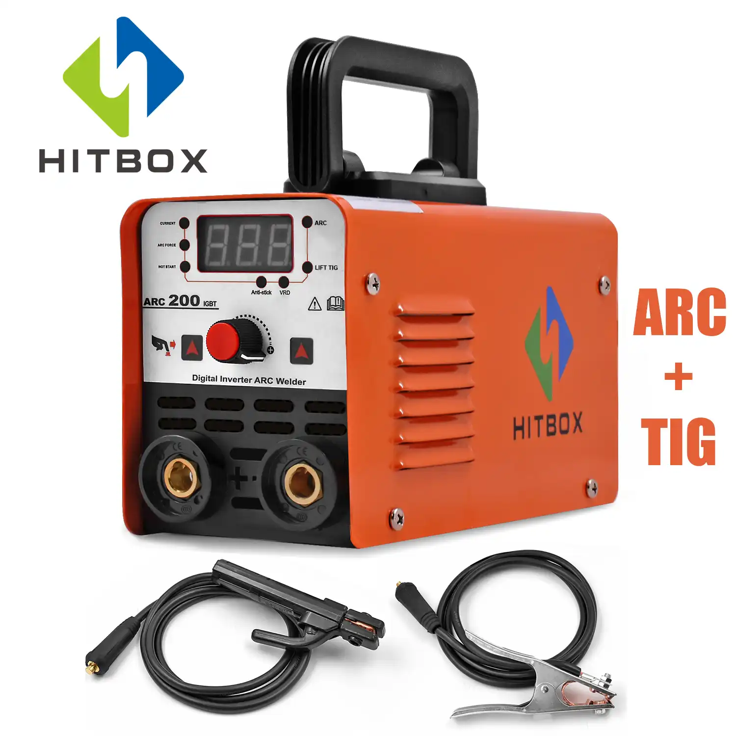 HITBOX 2in1 MMA IGBT INVERTER DC WELDER ARC STICK LIft TIG PORTABLE WELDING