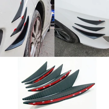 

Car Bumper Lip Protector Car Styling Spoiler Wing Universal Corner Rubber Guards Anti-scratch Strip Protection Moulding Diffuser