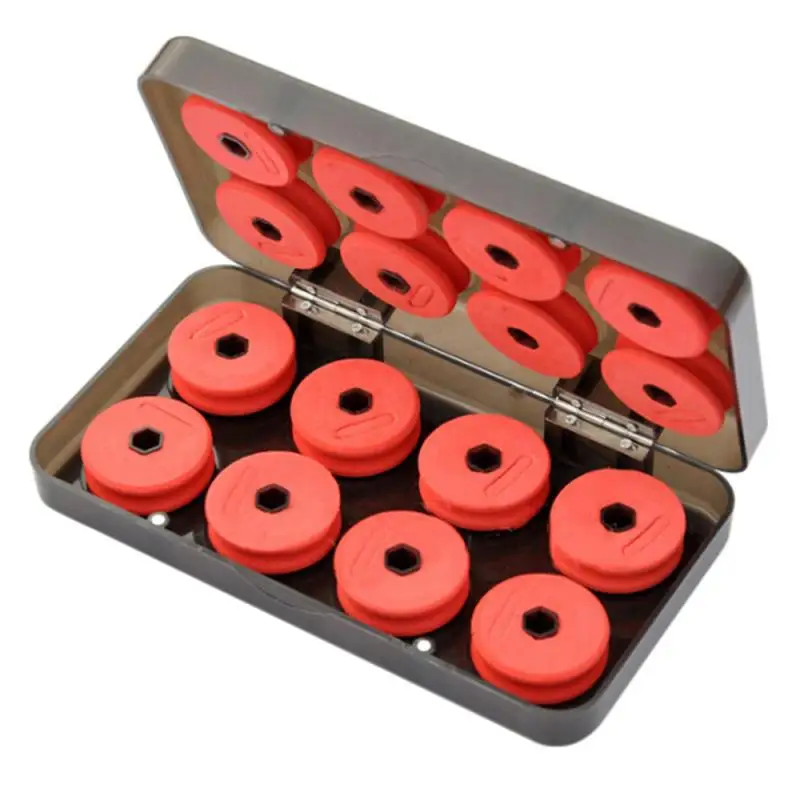 16pcs Foam Winding Board Fishing Line Shaft Bobbin Spools Tackle