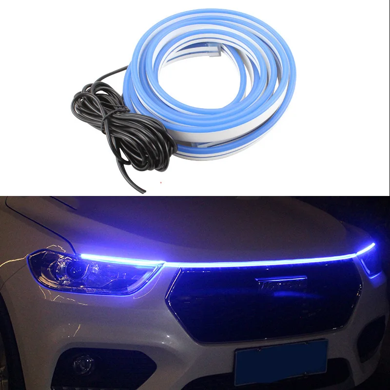  Car Exterior LED Strip Flexible car Bonnet Light Strip