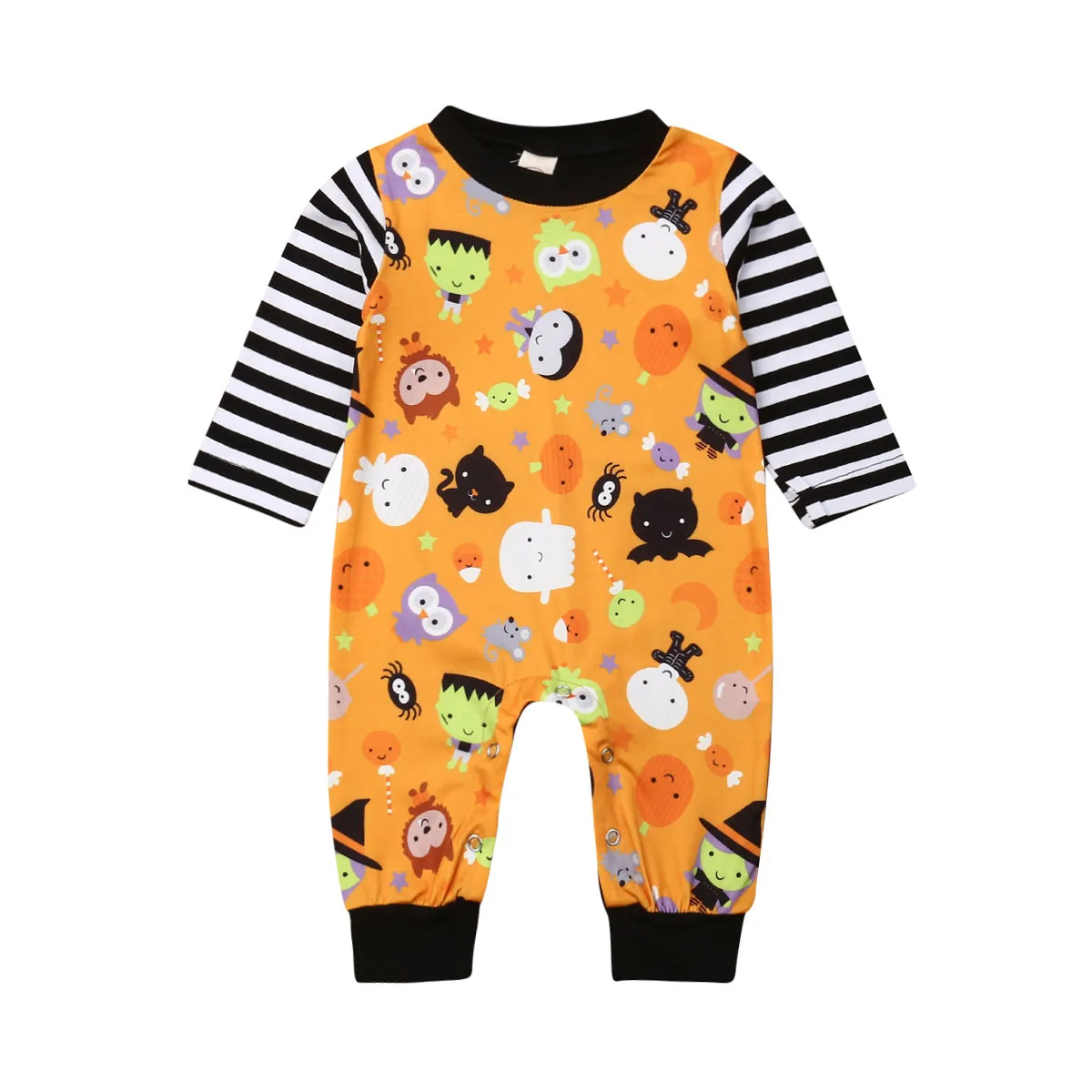 Toddler Newborn Baby Halloween Costume Romper Cute Cartoon Long Sleeve Infant Boys Girls Jumpsuit Outfits Winter Clothes